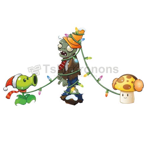 Plants vs. Zombies T-shirts Iron On Transfers N2513